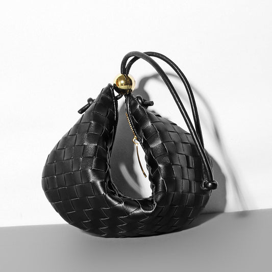 Small Golden Ball Woven Handbag