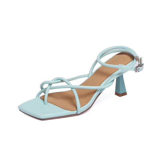 Kitten Low Heel Strappy Sandal