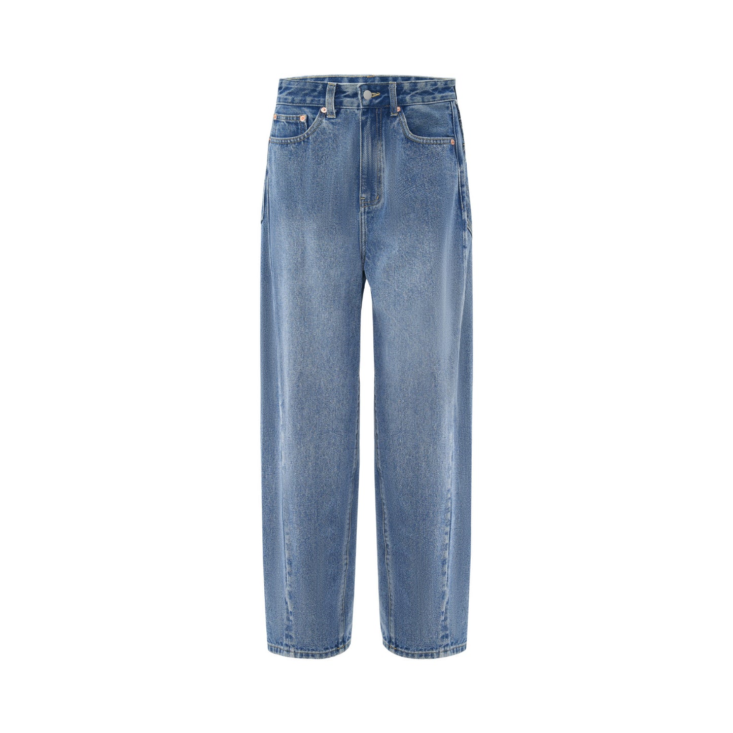 Blue Washed Loose Jeans