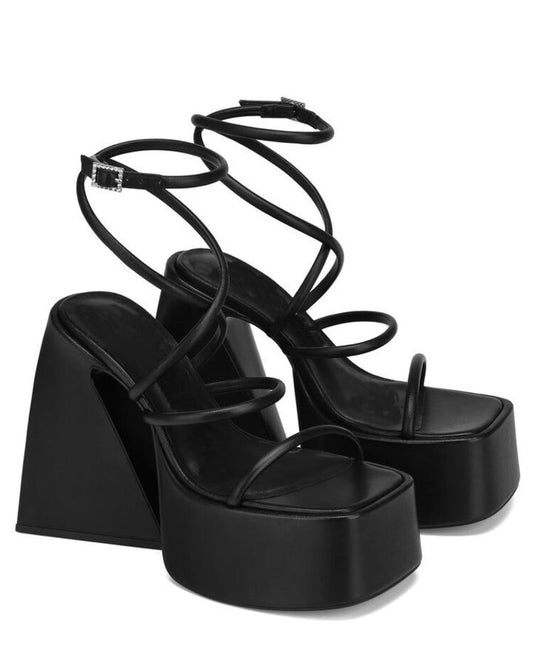 Women's Strappy Platform Heels